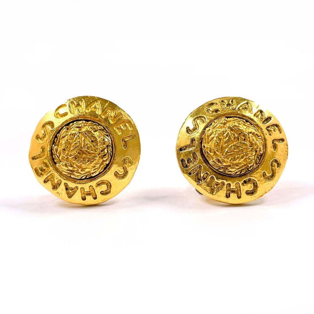 CHANEL Vintage Gold Earrings